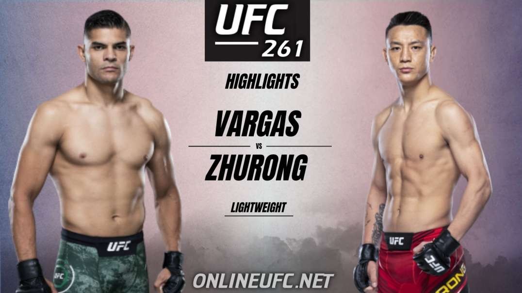UFC 261 Rodrigo Vargas vs Zhu Rong Highlights 2021