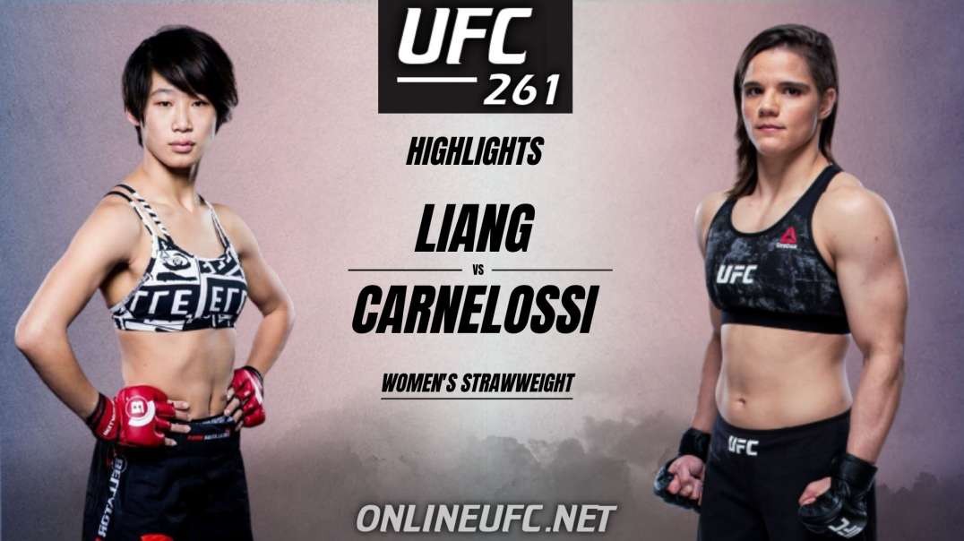 UFC 261 Liang Na vs Ariane Carnelossi Highlights 2021