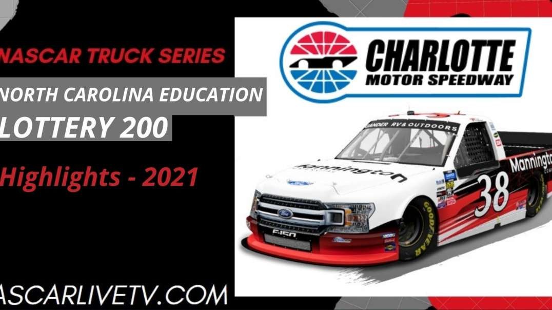 North Carolina Education Lottery 200 Highlights NASCAR 2021