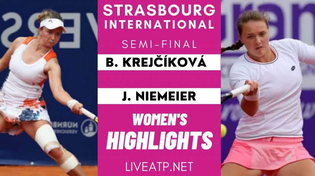Strasbourg Semi-Final 1 Highlights 2021 | WTA