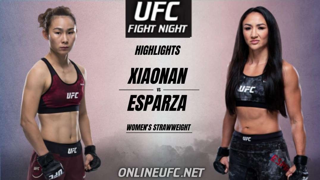 Yan Xiaonan vs Carla Esparza Highlights 2021 UFC