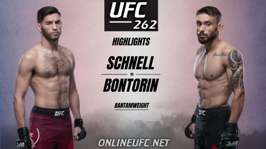 Matthew Schnell vs Rogerio Bontorin Highlights 2021 UFC 262