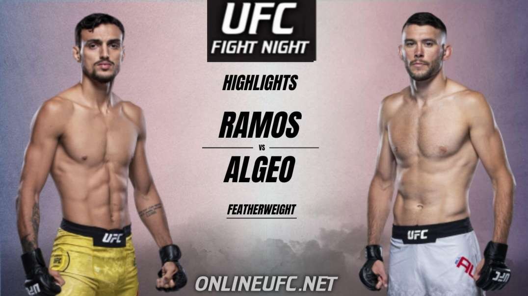 Ricardo Ramos vs Bill Algeo Highlights 2021 UFC