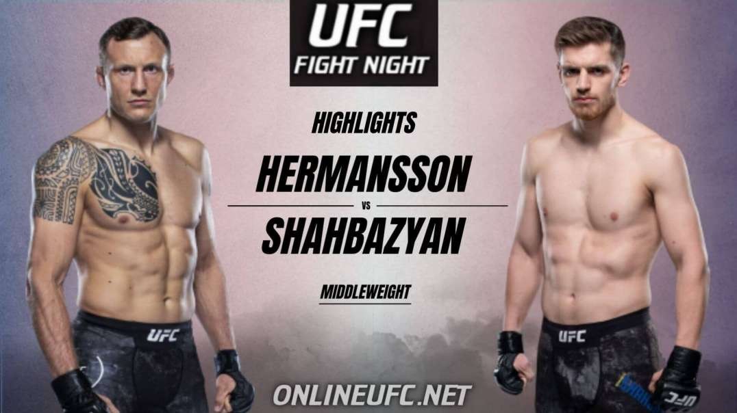 Jack Hermansson vs Edmen Shahbazyan Highlights 2021 UFC