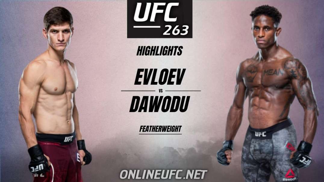 Movsar Evloev vs Hakeem Dawodu Highlights 2021 | UFC 263