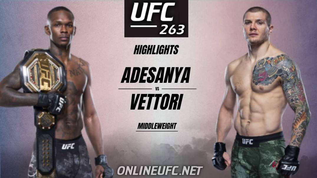 Israel Adesanya vs Marvin Vettori 2 Highlights 2021 | UFC 263