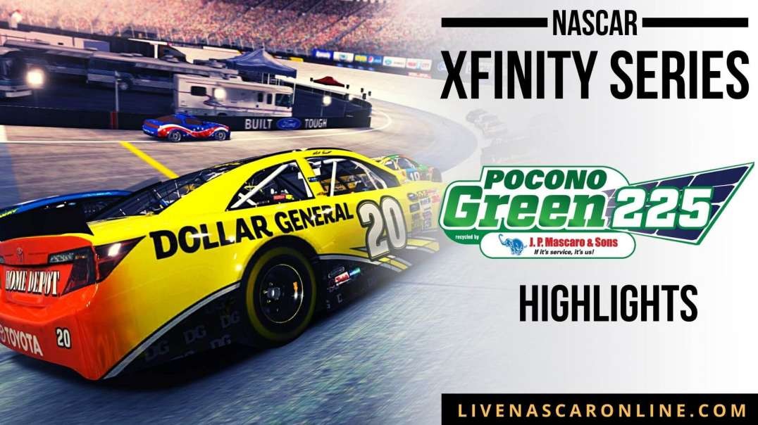 Pocono Green 225 Highlights 2021 | Nascar Xfinity Series