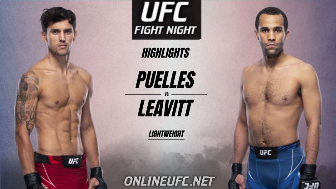 Claudio Puelles vs Jordan Leavitt Highlights 2021 UFC