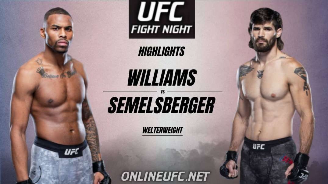 Kalinn Williams vs Matthew Semelsberger Highlights 2021 UFC