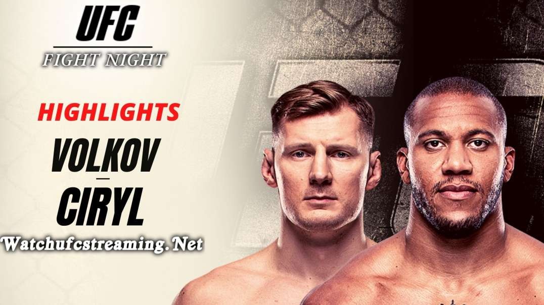 Ciryl Gane vs Alexander Volkov Highlights 2021 : UFC Fight Night