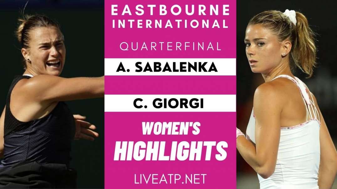 Eastbourne Women Quarter-Final 2 Highlights 2021 | WTA