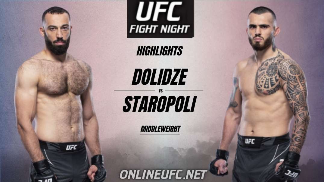 Roman Dolidze vs Laureano Staropoli Highlights 2021 UFC