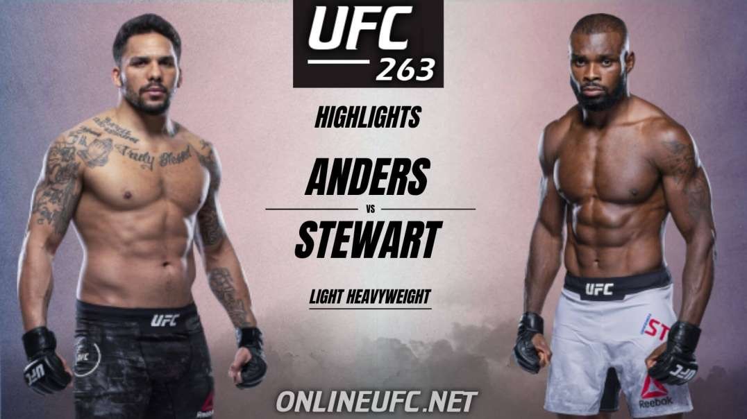 Eryk Anders vs Darren Stewart Highlights 2021 | UFC 263