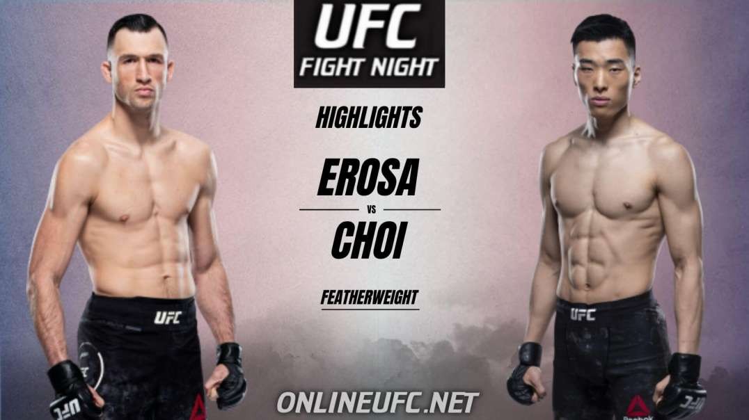 Julian Erosa vs Seungwoo Choi Highlights 2021 UFC