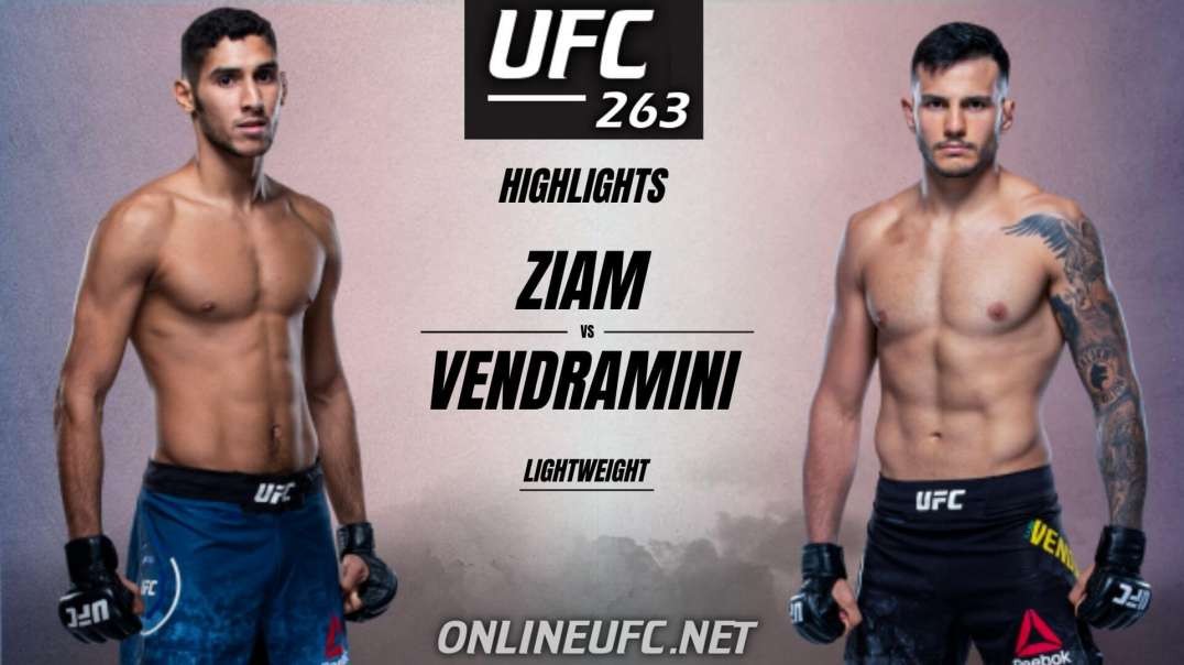 Fares Ziam vs Luigi Vendramini Highlights 2021 | UFC 263