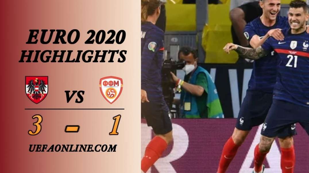 Austria vs North Macedonia Highlights | UEFA Euro 2020