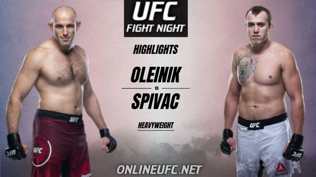 Aleksei Oleinik vs Serghei Spivac Highlights 2021 UFC