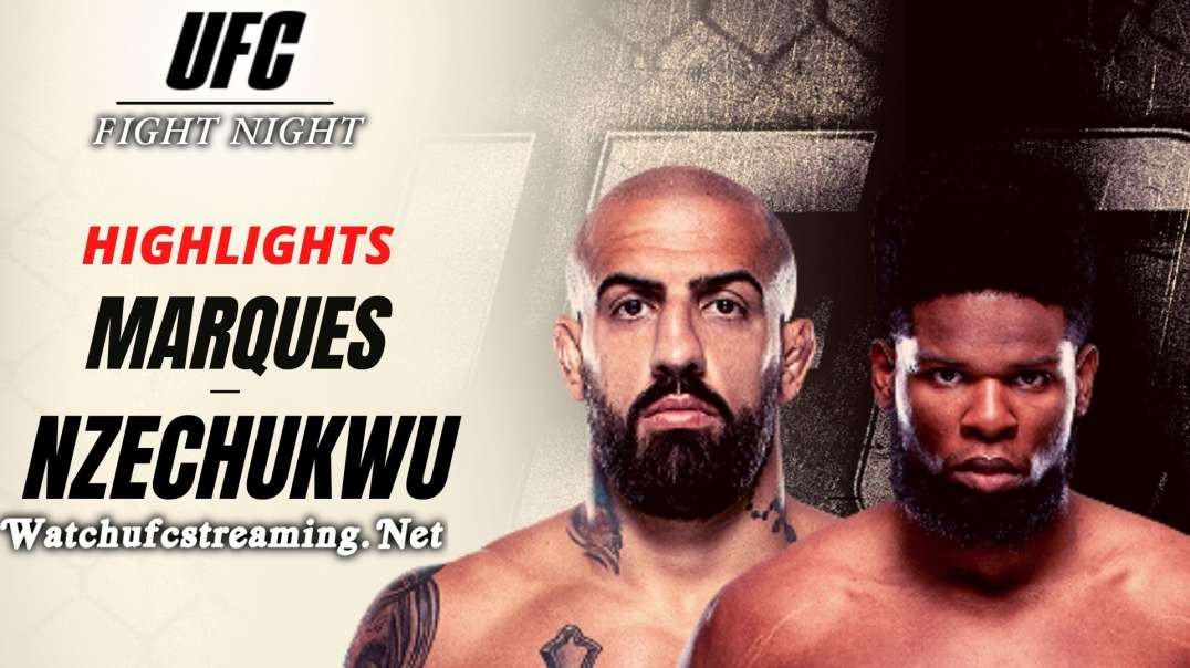 Kennedy Nzechukwu vs Danilo Marques Highlights 2021 : UFC Fight Night