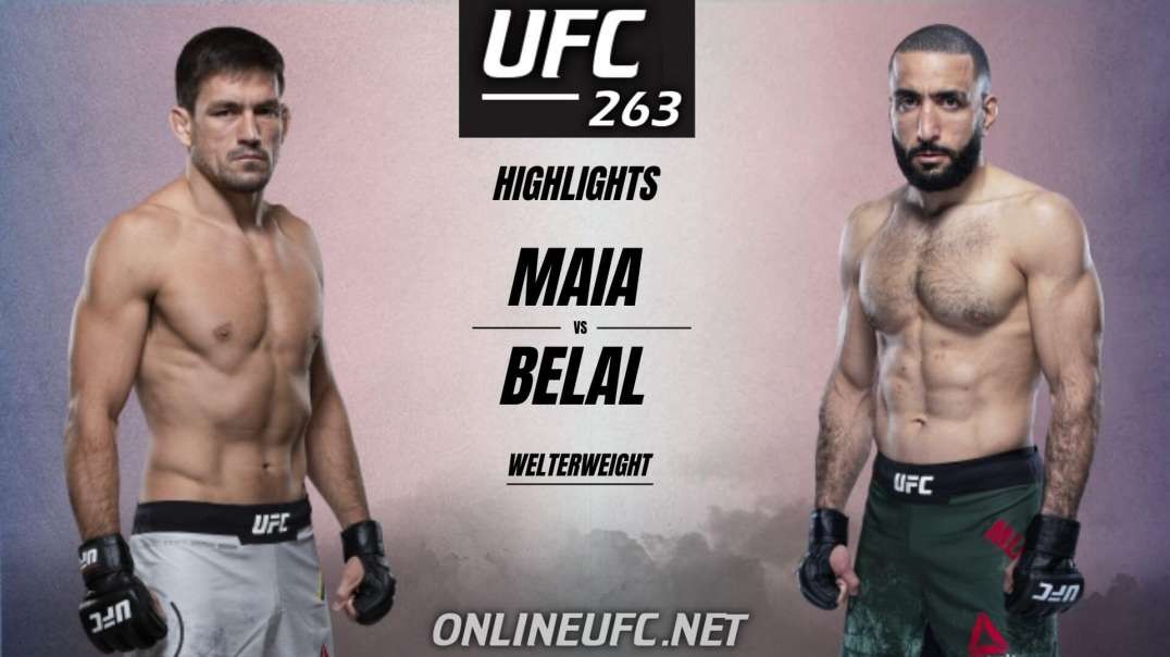 Demian Maia vs Belal Muhammad Highlights 2021 | UFC 263