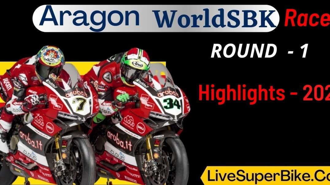 Aragon WorldSBK Race 2 Highlights 2021