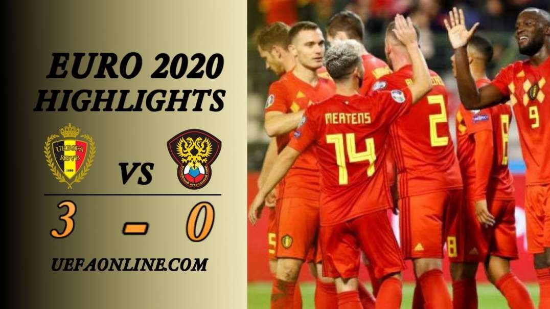 Belgium vs Russia Highlights | UEFA Euro 2020
