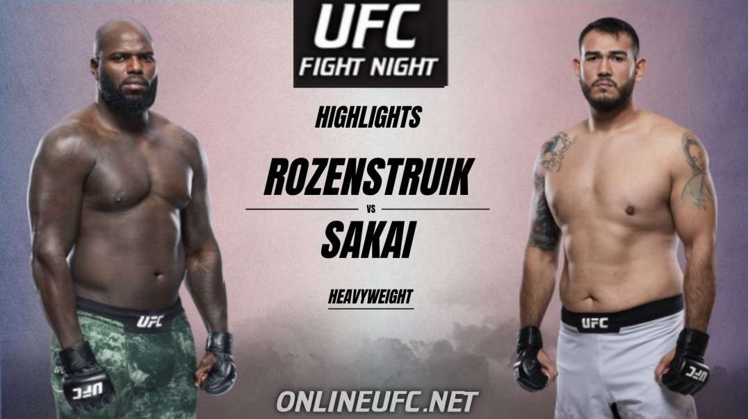 Jairzinho Rozenstruik vs Augusto Sakai Highlights 2021 UFC