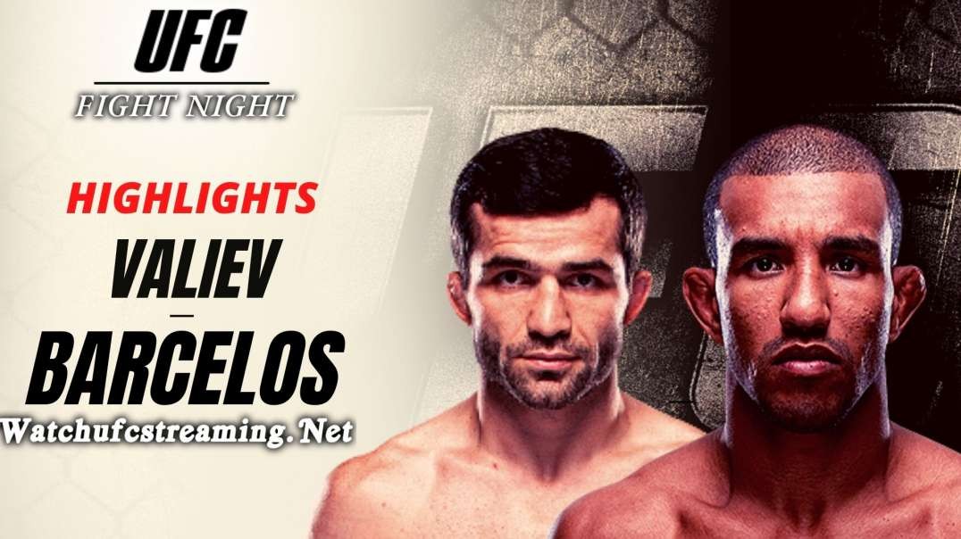 Raoni Barcelos vs Timur Valiev Highlights 2021 : UFC Fight Night