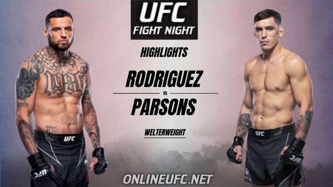 Daniel Rodriguez vs Preston Parsons Highlights 2021 | UFC Fight Night