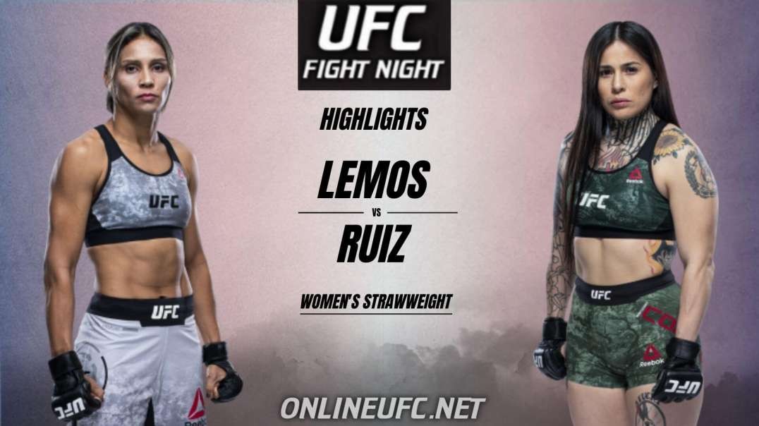 Amanda Lemos vs Montserrat Ruiz Highlights 2021 | UFC Fight Night