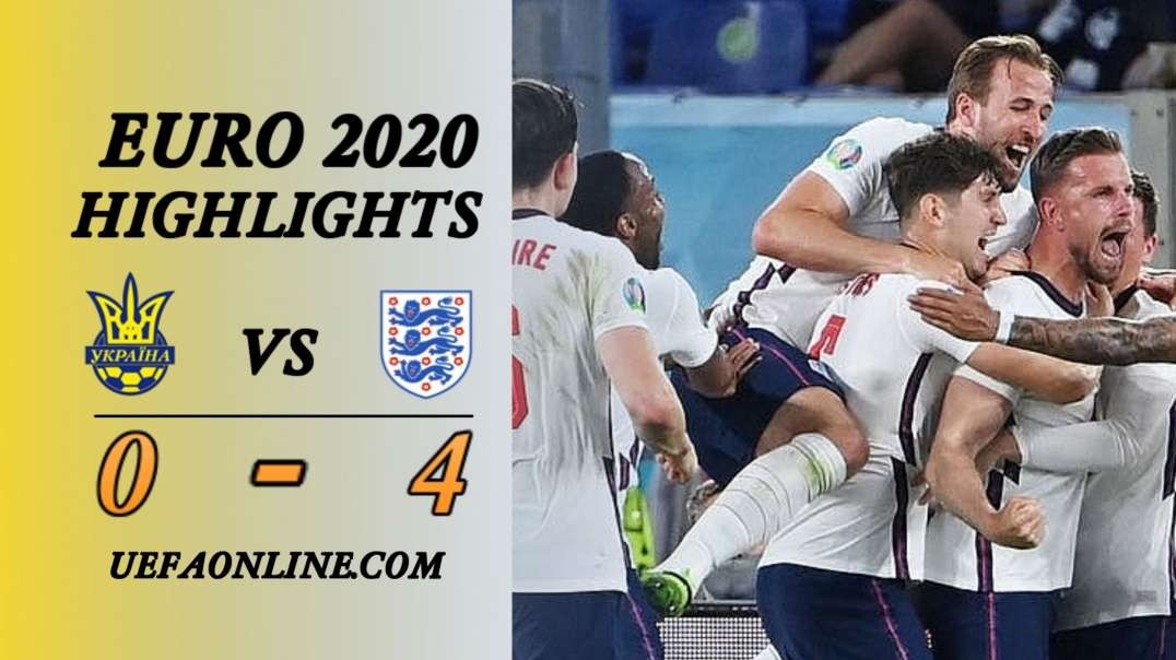 Ukraine vs England Highlights | UEFA Euro 2020