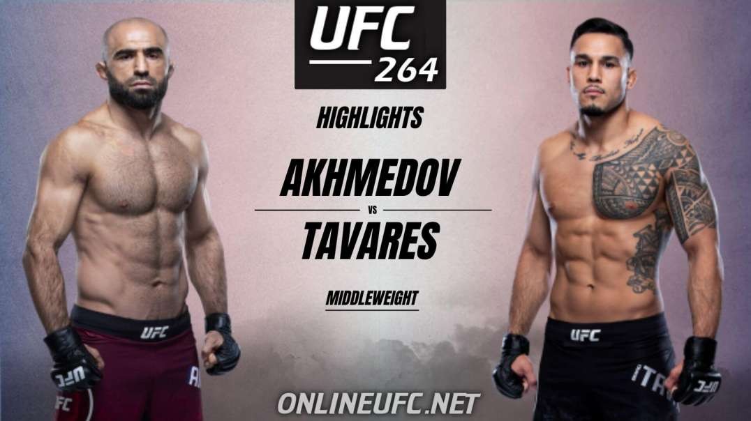 Omari Akhmedov vs Brad Tavares Highlights 2021 | UFC 264
