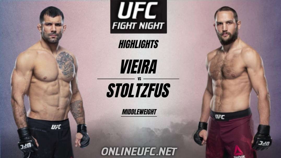 Rodolfo Vieira vs Dustin Stoltzfus Highlights 2021 | UFC Fight Night