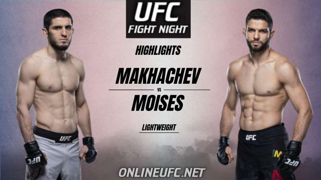 Islam Makhachev vs Thiago Moises Highlights 2021 | UFC Fight Night