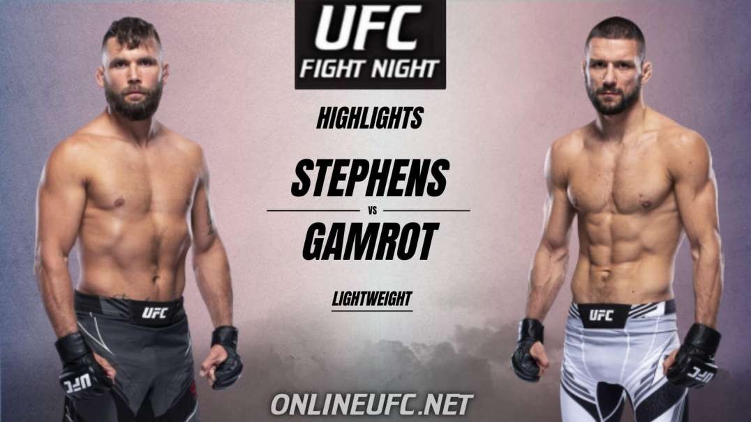 Jeremy Stephens vs Mateusz Gamrot Highlights 2021 | UFC Fight Night