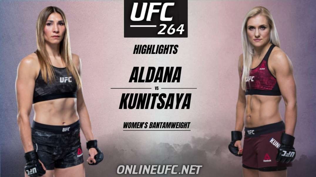 Irene Aldana vs Yana Kunitskaya Highlights 2021 | UFC 264