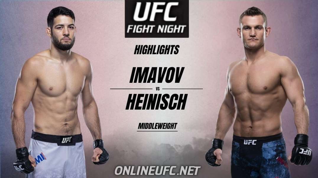 Imavov vs Heinisch Highlights 2021 | UFC Fight Night