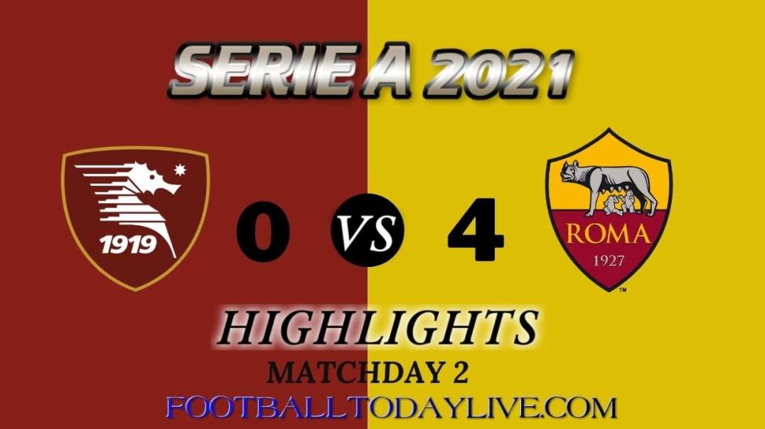 Salernitana vs Roma Highlights 2021 | Serie A Week 2