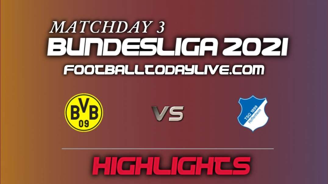 Dortmund vs Hoffenheim Highlights 2021 | Bundesliga Week 3