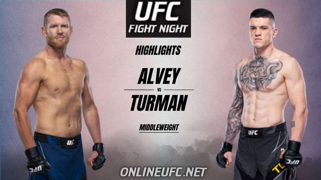 Sam Alvey vs Wellington Turman Highlights 2021 | UFC Fight Night