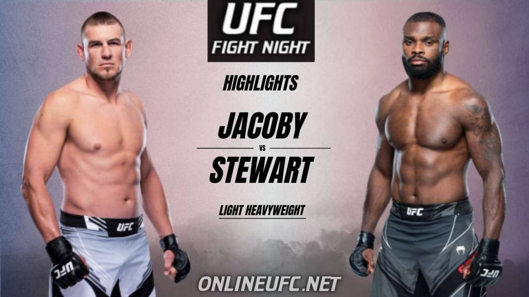 Dustin Jacoby vs Darren Stewart Highlights 2021 | UFC Fight Night