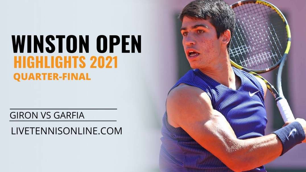 M. Giron vs C.Garfia Q-F Highlights 2021 | Winston Open
