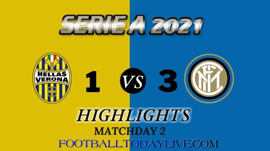 Verona vs Inter Milan Highlights 2021 | Serie A Week 2