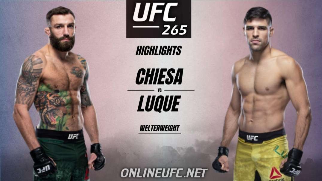 Michael Chiesa vs Vicente Luque Highlights 2021 | UFC 265