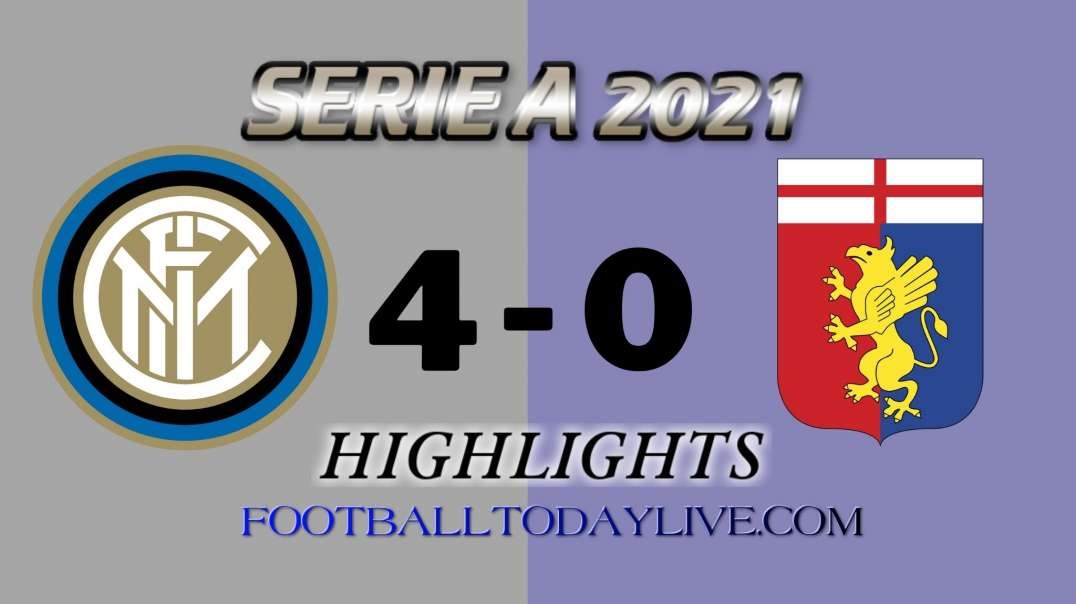 Inter Milan vs Genoa Highlights 2021 | Serie A