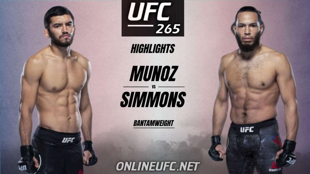 Johnny Munoz vs Jamey Simmons Highlights 2021 | UFC 265