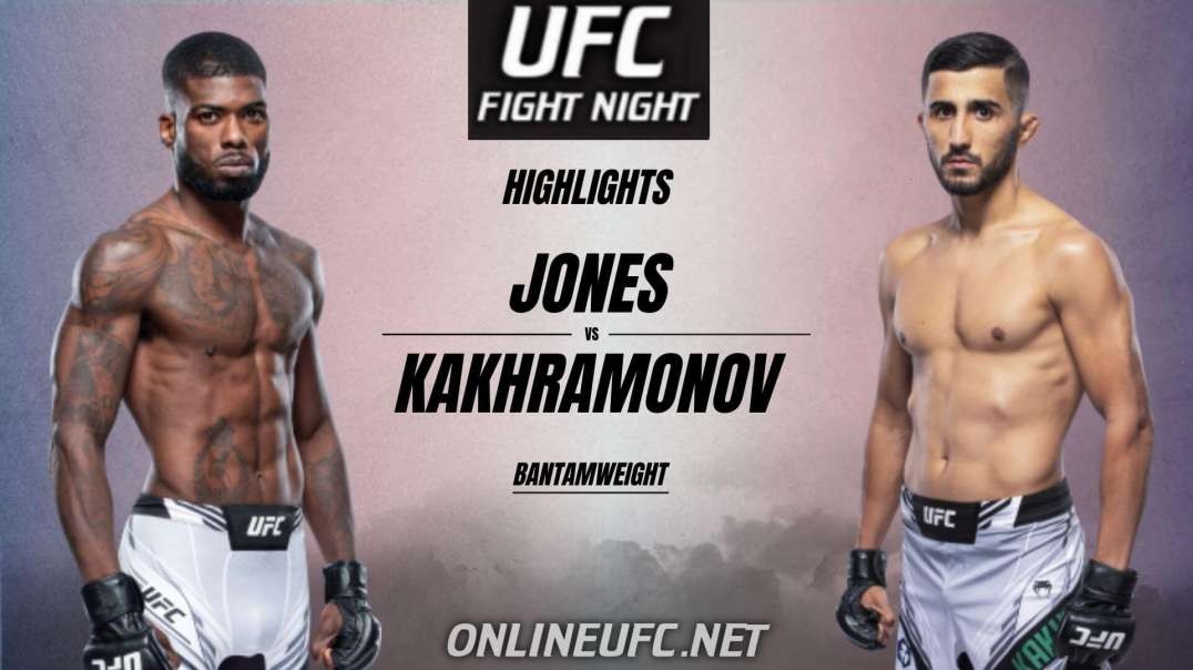 Trevin Jones vs Saidyokub Kakhramonov Highlights 2021 | UFC Fight Night