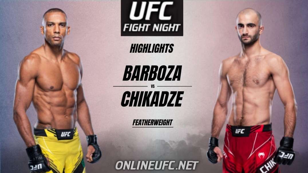 Edson Barboza vs Giga Chikadze Highlights 2021 | UFC Fight Night