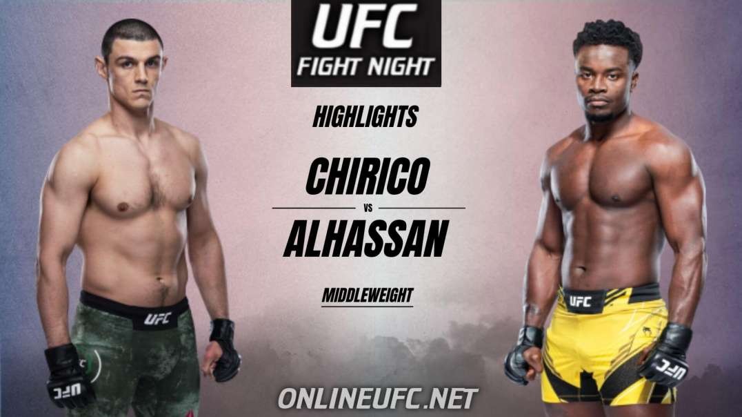 Alessio Chirico vs Abdul Alhassan Highlights 2021 | UFC Fight Night