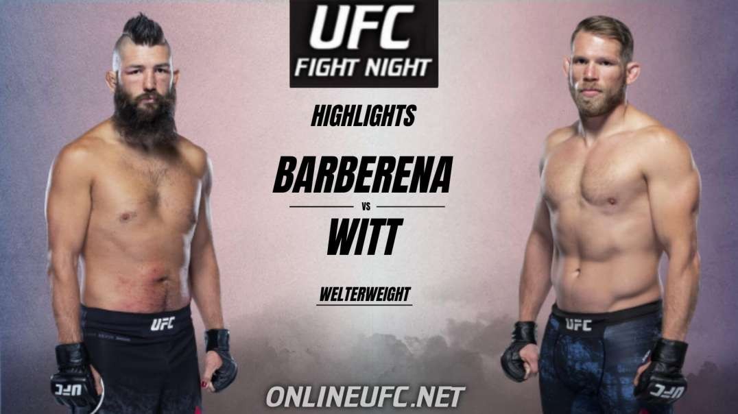 Bryan Barberena vs Jason Witt Highlights 2021 UFC