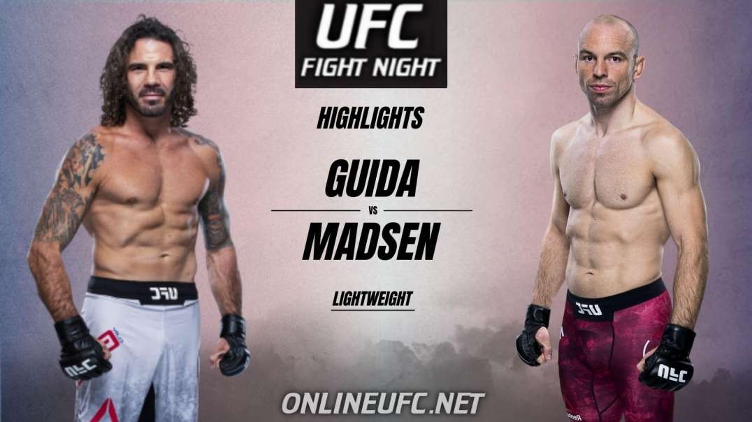 Clay Guida vs Mark Madsen Highlights 2021 | UFC Fight Night